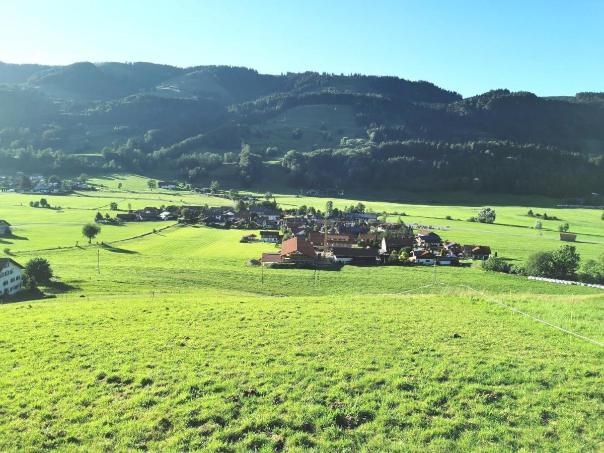 Konstanzer Bergblick mit Wintergarten Oberstaufen Exterior foto