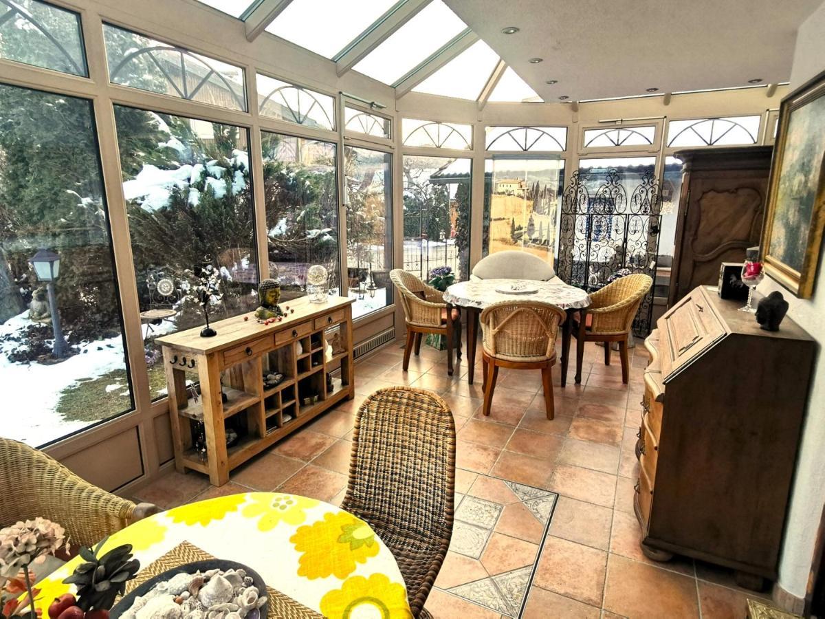 Konstanzer Bergblick mit Wintergarten Oberstaufen Exterior foto